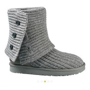 UGG Cardy Classic Tall Knit Convertible Boots Size 7
